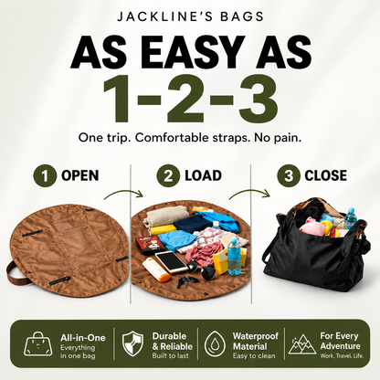 The bag that picks up in seconds